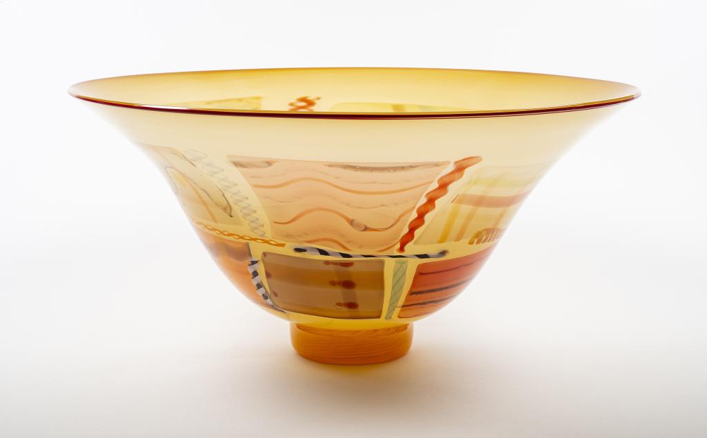 Pizzichillo & Gordon Large Art Glass Bowl (1 of 8)
