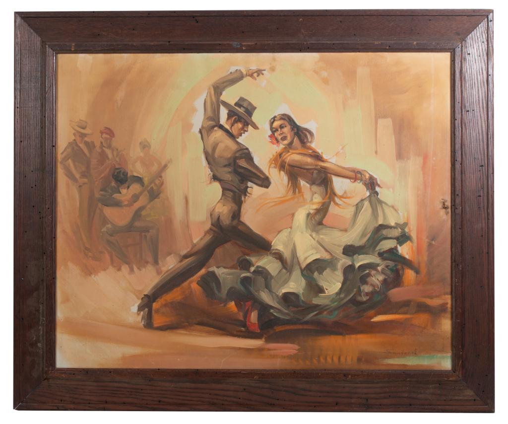 Vincent Sandoval, Spanish Dancers O/C (1 of 8)