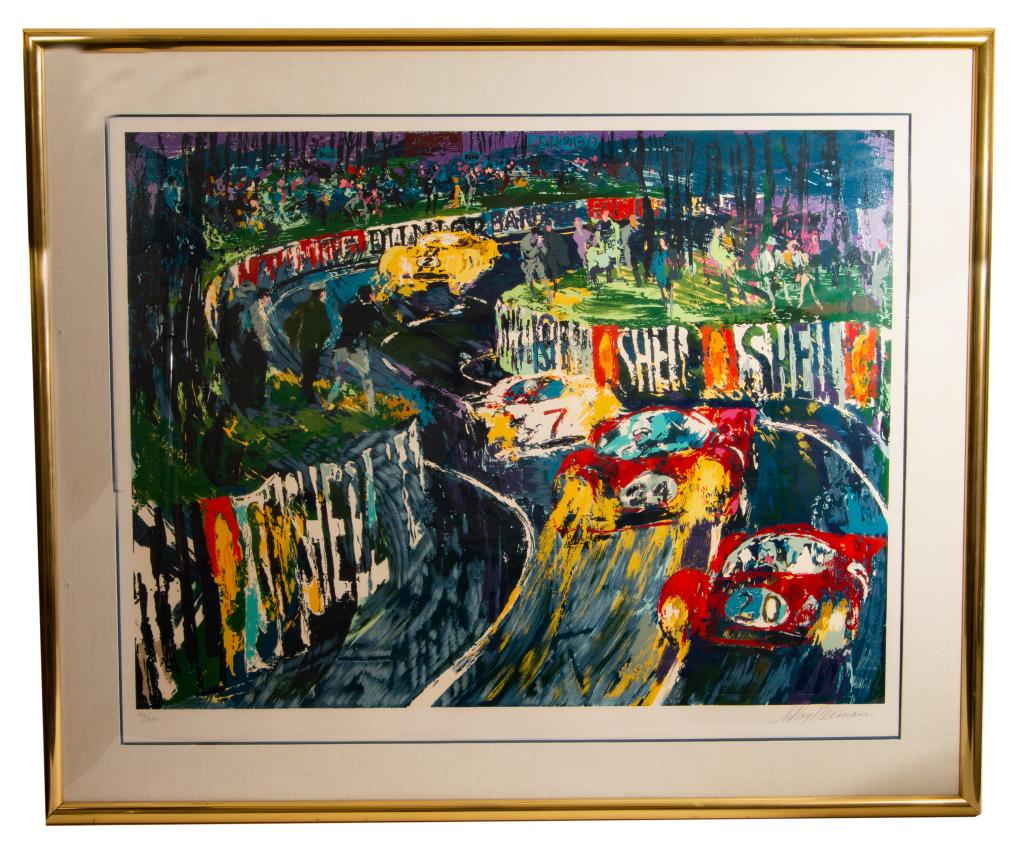 Signed LeRoy Neiman, 24 Hours at Le Mans (1 of 9)