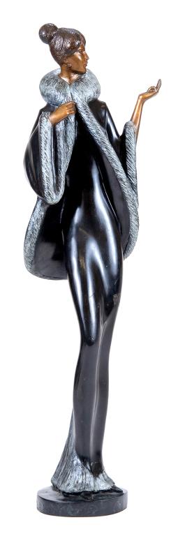 Signed Art Deco Bronze Sculpture (1 of 9)
