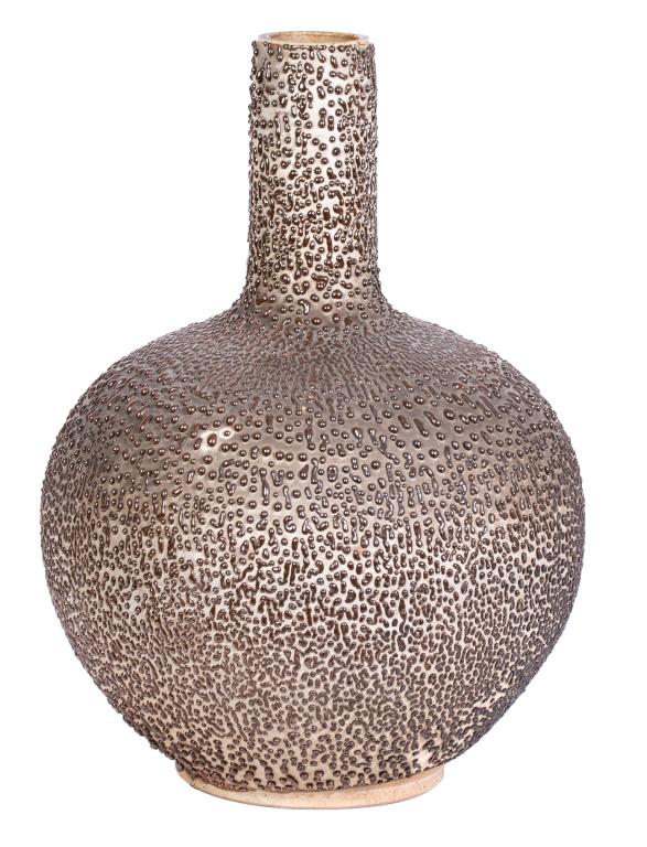 Mid Century Studio Art Pottery Knob Glaze Vase (1 of 5)