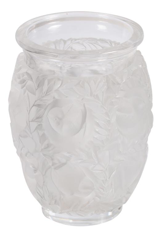 Signed Lalique Bagatelle Vase (1 of 8)