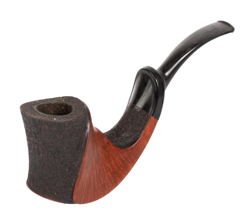 Kent Rasmussen Bent Freehand Volcano Estate Pipe (1 of 6)