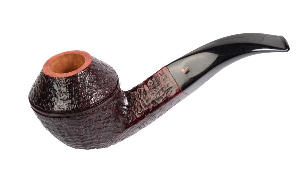 Ser Jacopo Unsmoked Sandblasted Bulldog Pipe (1 of 5)
