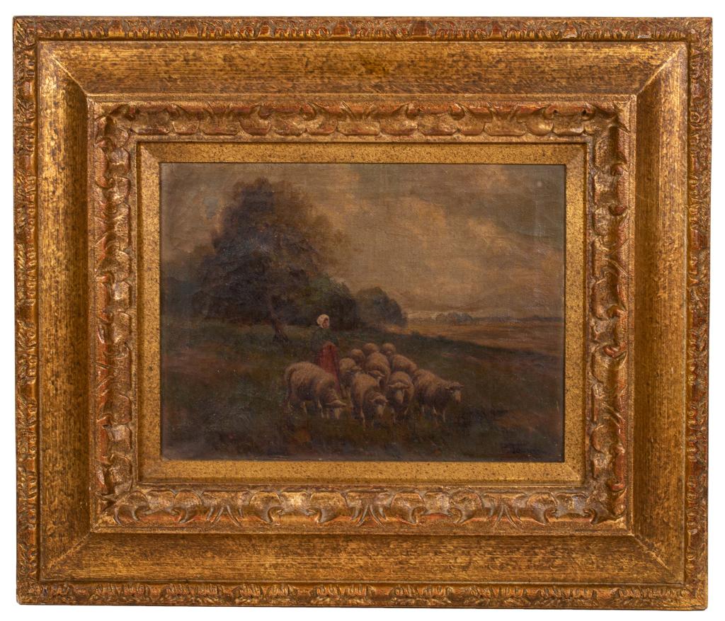 Signed 19th Century Pastoral Landscape (1 of 7)