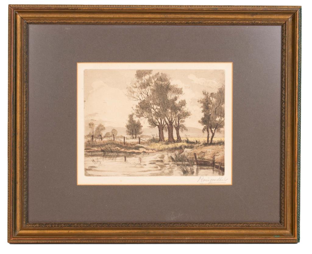 Henri Boisgontier Pencil Signed Etching (1 of 7)