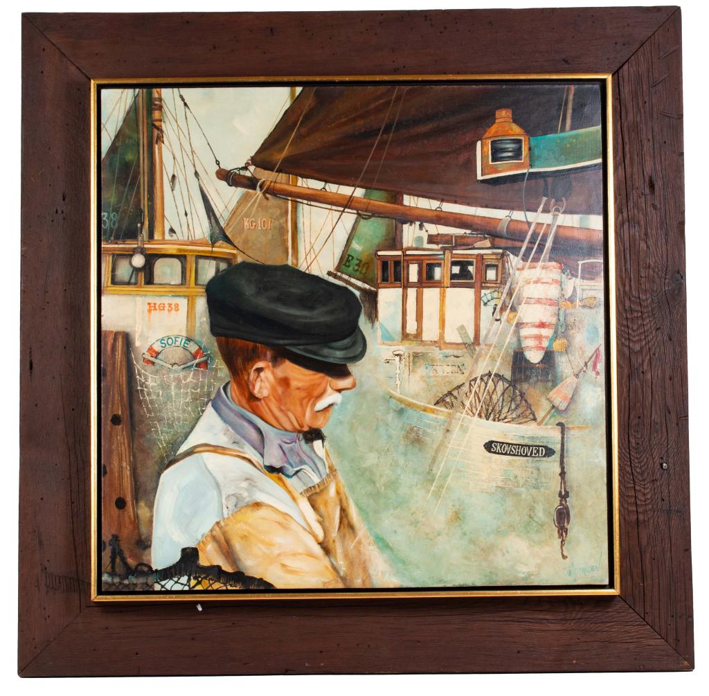 W T Carlsen Mid Century Oil Painting (1 of 9)