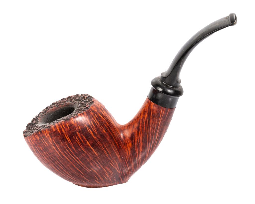 S. Bang Sandblasted Sitter Estate Pipe (1 of 5)