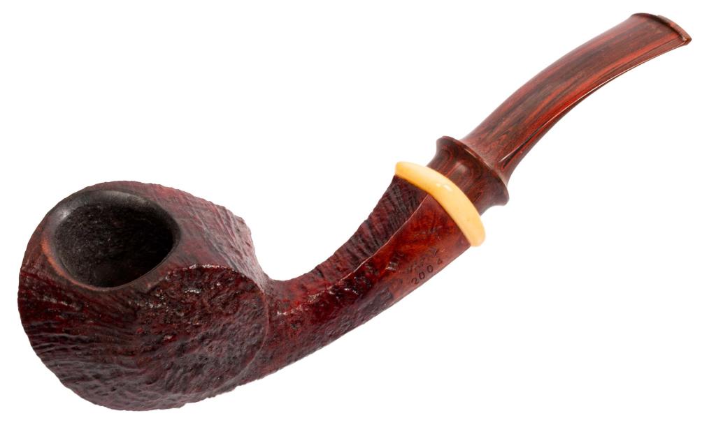 H. Tokutomi Sandblasted Blowfish Estate Pipe (1 of 5)