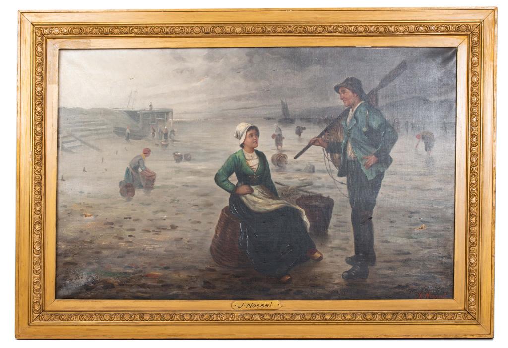 J. Nossal Gilt Framed Oil Painting (1 of 10)