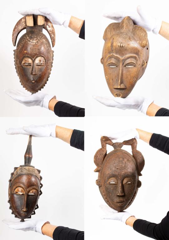 Baule Yaure Style Mask Grouping - Ivory Coast (1 of 13)