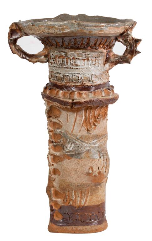 Anna Siok Tall Art Pottery Vase (1 of 11)