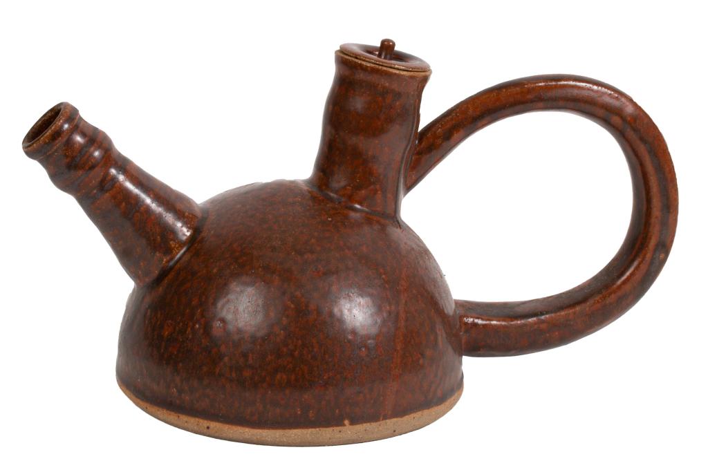 Glazed Abstract Art Pottery Teapot Sculpture (1 of 8)