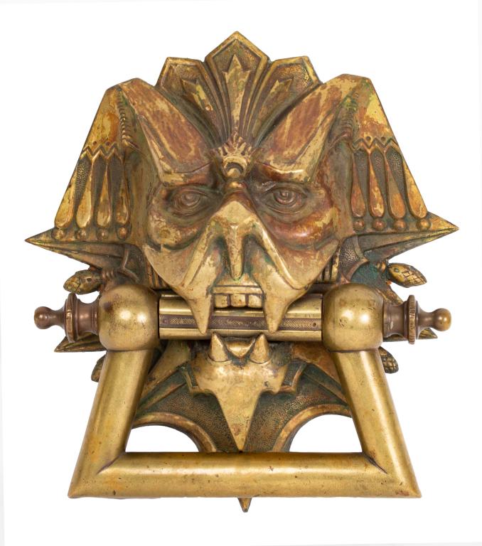 P.E. Guerin Bronze Gothic Door Knocker (1 of 10)