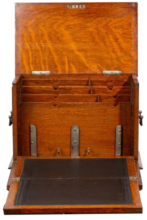 Antique Wood, Expanding Travel Desk (1 of 17)