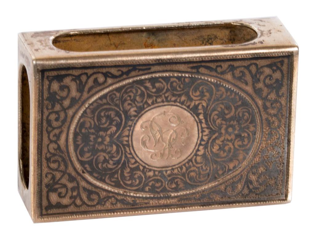 Russian Niello Silver Match Safe (1 of 5)