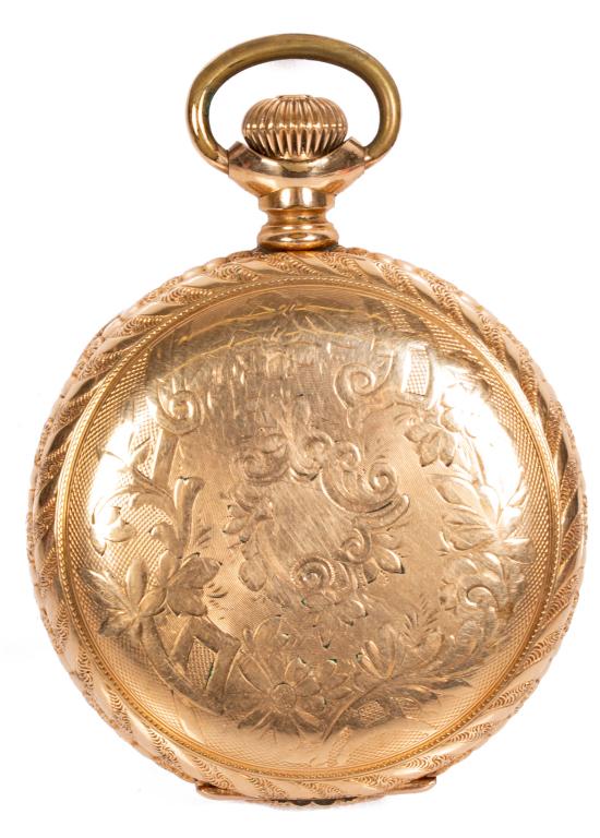 Hampden Closed Face Gold Filled Pocket Watch (1 of 8)