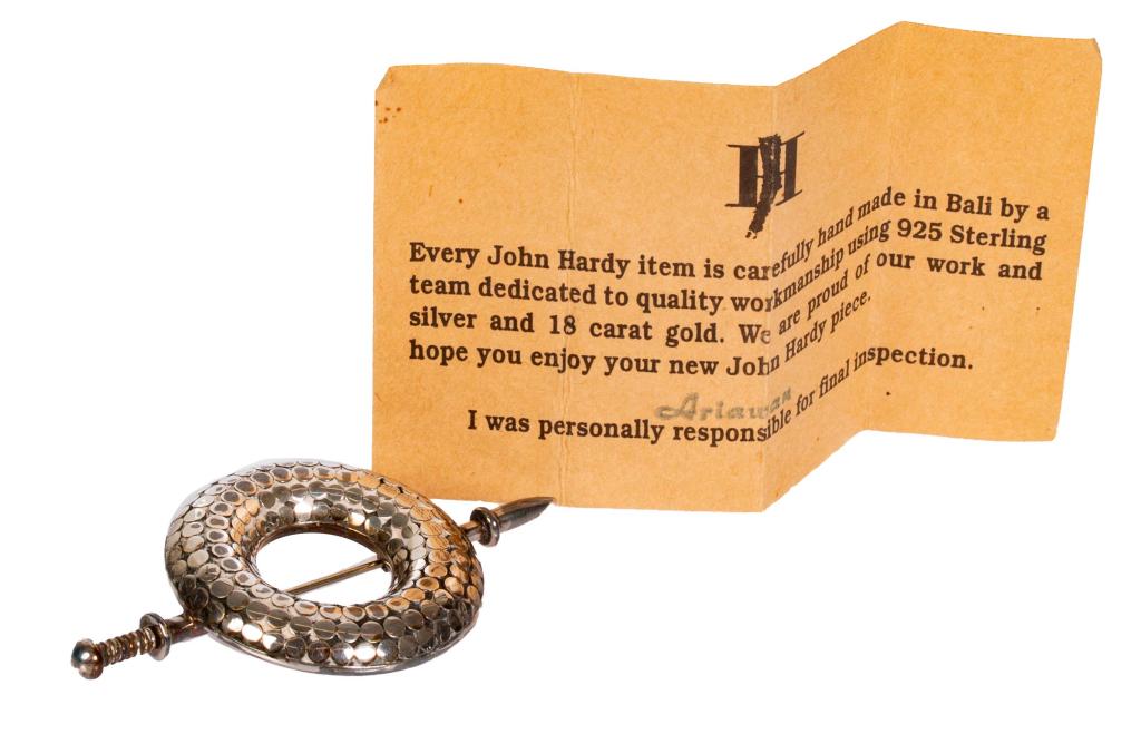 John Hardy Dot Collection Sterling Circle Pin (1 of 8)