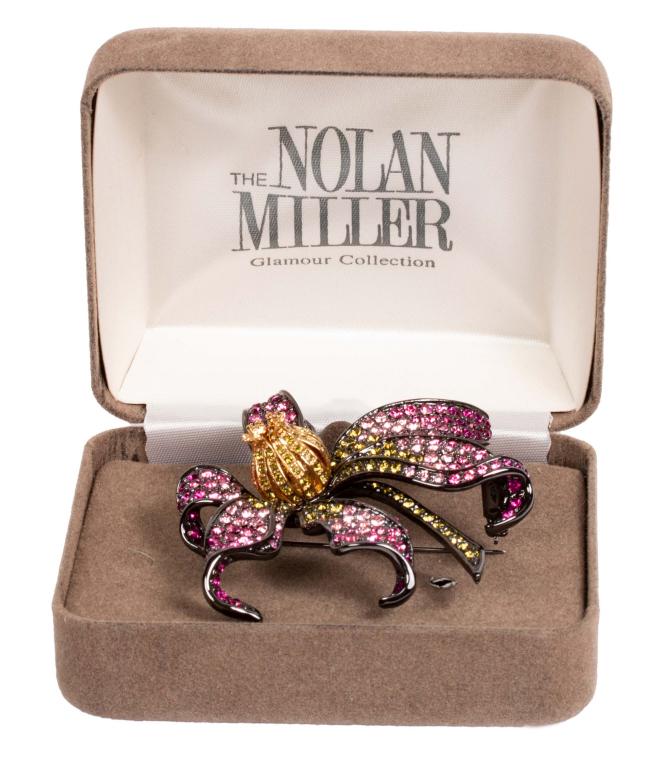 Nolan Miller Glamour Collection Flower Brooch (1 of 7)