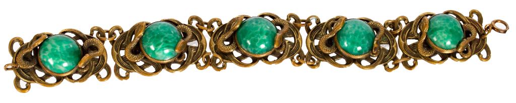 Neiger Bros Peking Glass Serpent Bracelet (1 of 6)