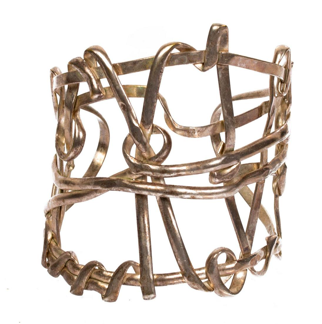 Abstract Studio Art Brutalist Cuff (1 of 5)