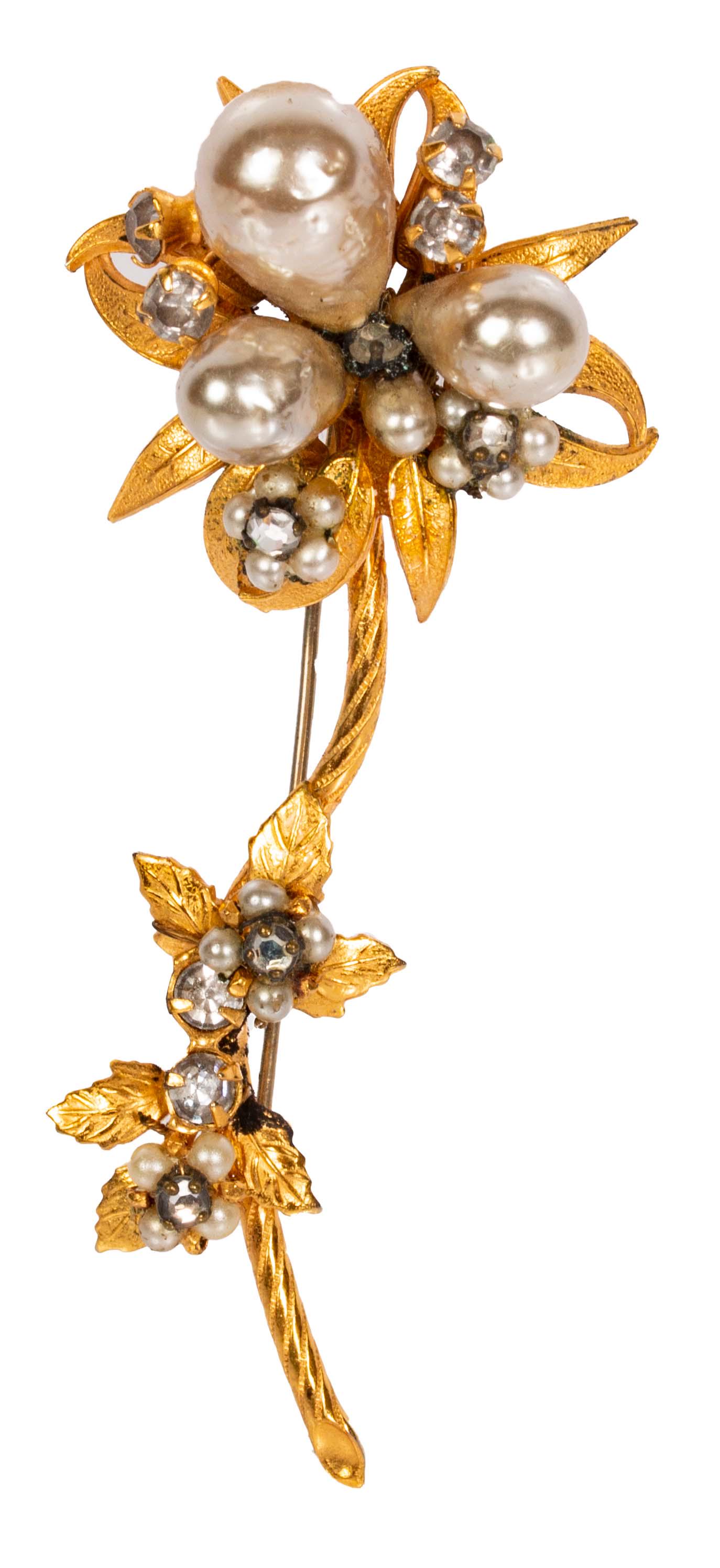 Original By Robert Baroque Pearl Flower Brooch (1 of 6)