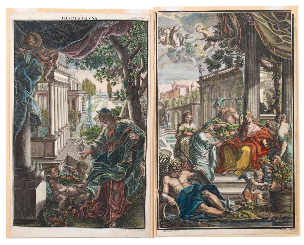 17th C Hand Colored Engravings After Paul Decker (1 of 7)