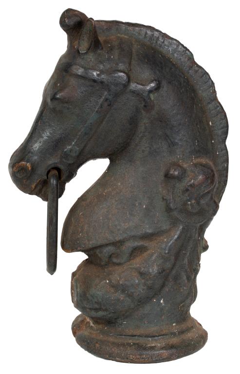 Cast Iron Horse-Head Hitching Post (1 of 9)