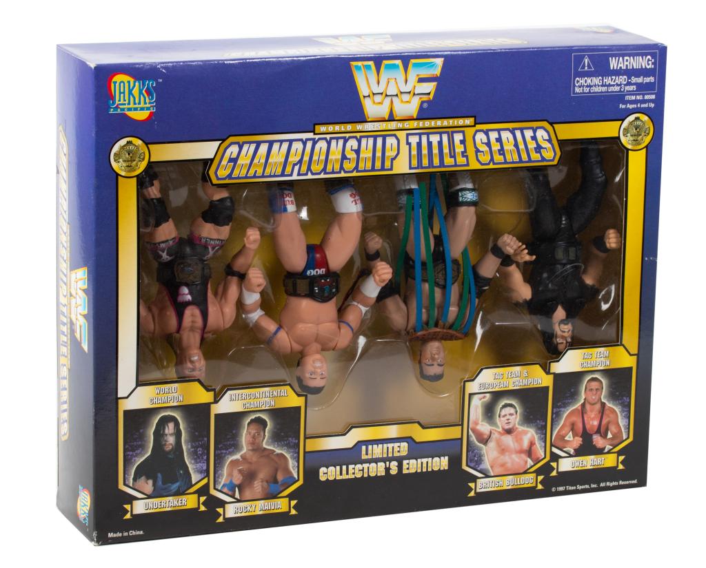 WWF Championship Title Action Figure Set (1 of 4)