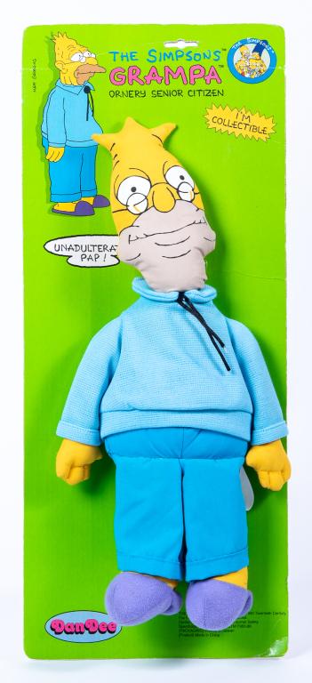 PROTOTYPE - Dan Dee 14" Grampa Simpson Toy Ragdoll (1 of 4)