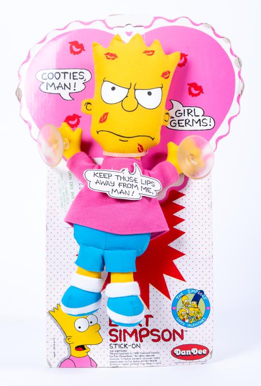 PROTOTYPE - Dan Dee 10" Bart Simpson Toy Stick-On (1 of 4)