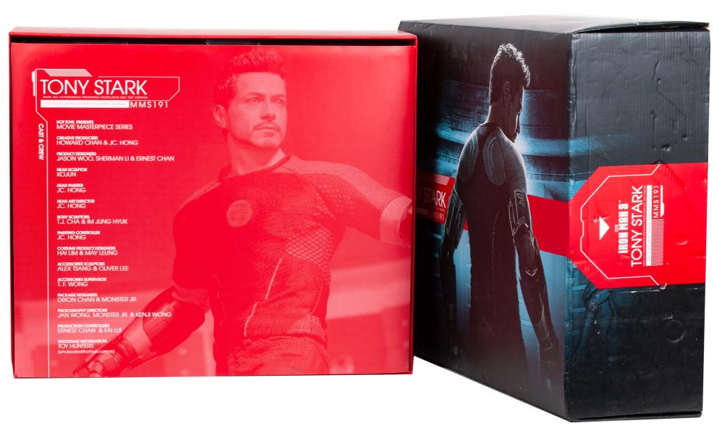 Hot Toys Iron Man 3 Action Figure MMS191 Tony Stark Workshop: Item/Description: Brand new, unused (open box) 1/6th scale figure of Tony Stark from Marvel cinematic universe film Iron Man 3. In original box, contains all accessories. Material: Mixed material Dime