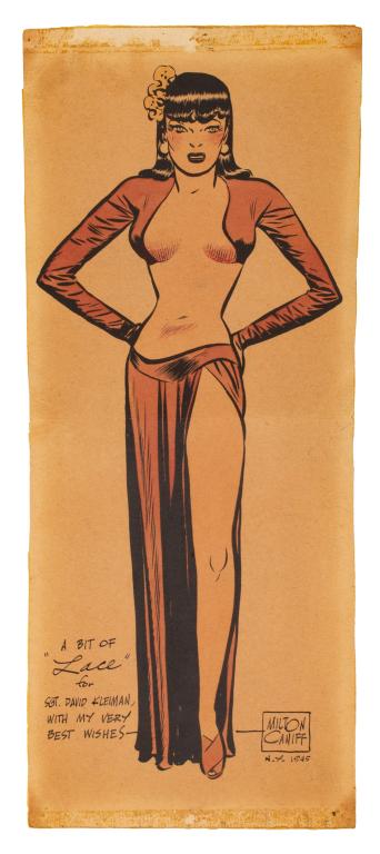 Milton Caniff A Bit of Lace Signed Color Print (1 of 6)