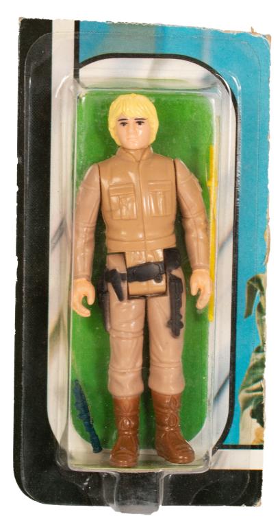 Star Wars Luke Skywalker Bespin ESB 32 Back: Item/Description: Original Empire Strikes Back toy action figure - Luke Skywalker Bespin uniform 32 back on sealed cut card. Material: Plastic Dimensions: Length: "; Width: "; Height: " Condition: Act