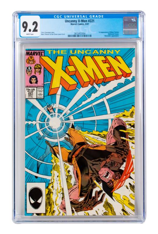 Marvel Comics Uncanny X-Men #221 CGC 9.2 (1 of 3)