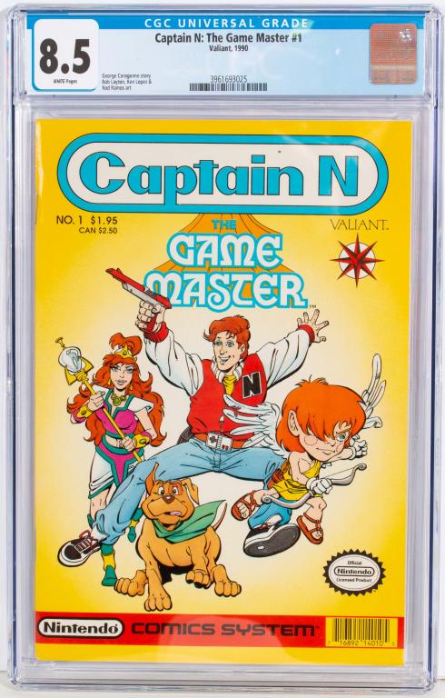 Captain N: Game Master #1 Nintendo Comic CGC 8.5 (1 of 3)