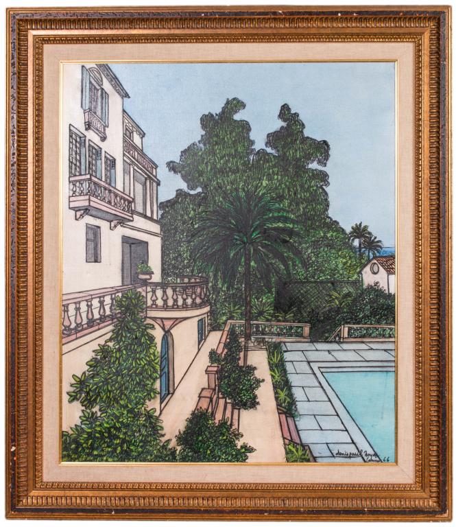 Cannes '66 "Les Balustries" Denis Paul Noyer O/C (1 of 8)