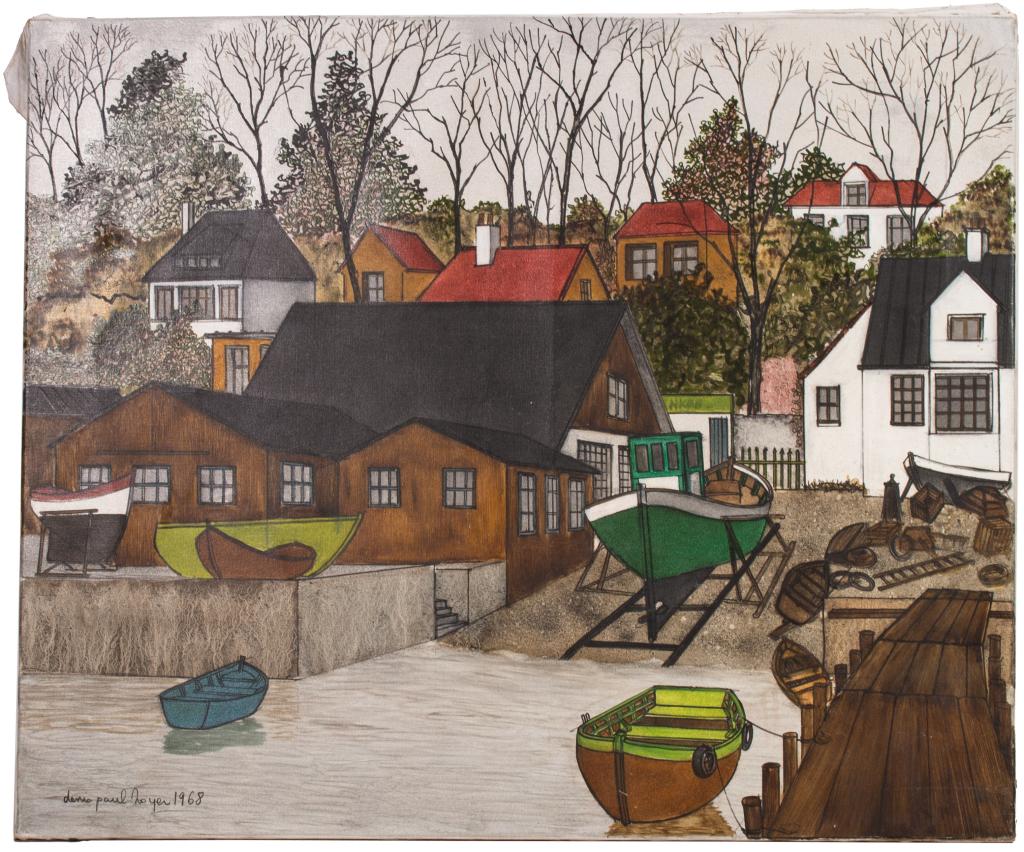 Denis Paul Noyer "Denmark" Oil Painting (1 of 7)