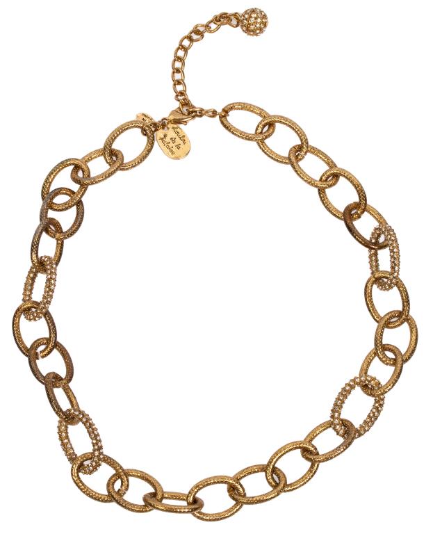 Signed Loulou de la Falaise Goldtone Choker (1 of 4)