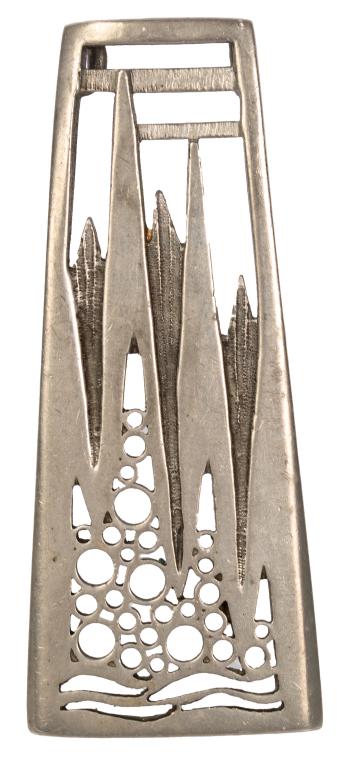 Ceard Aarran Scotland Modernist Pewter Pendant (1 of 5)