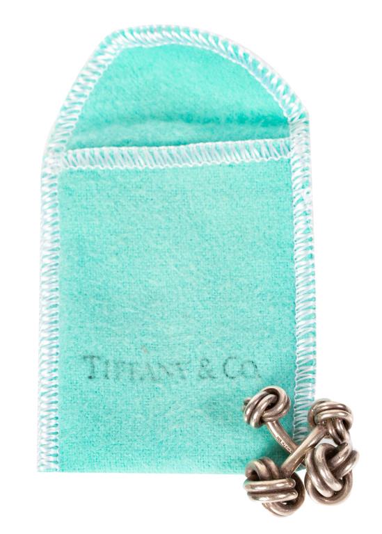 Tiffany & Co. Sterling Double Love Knot Cufflinks (1 of 5)