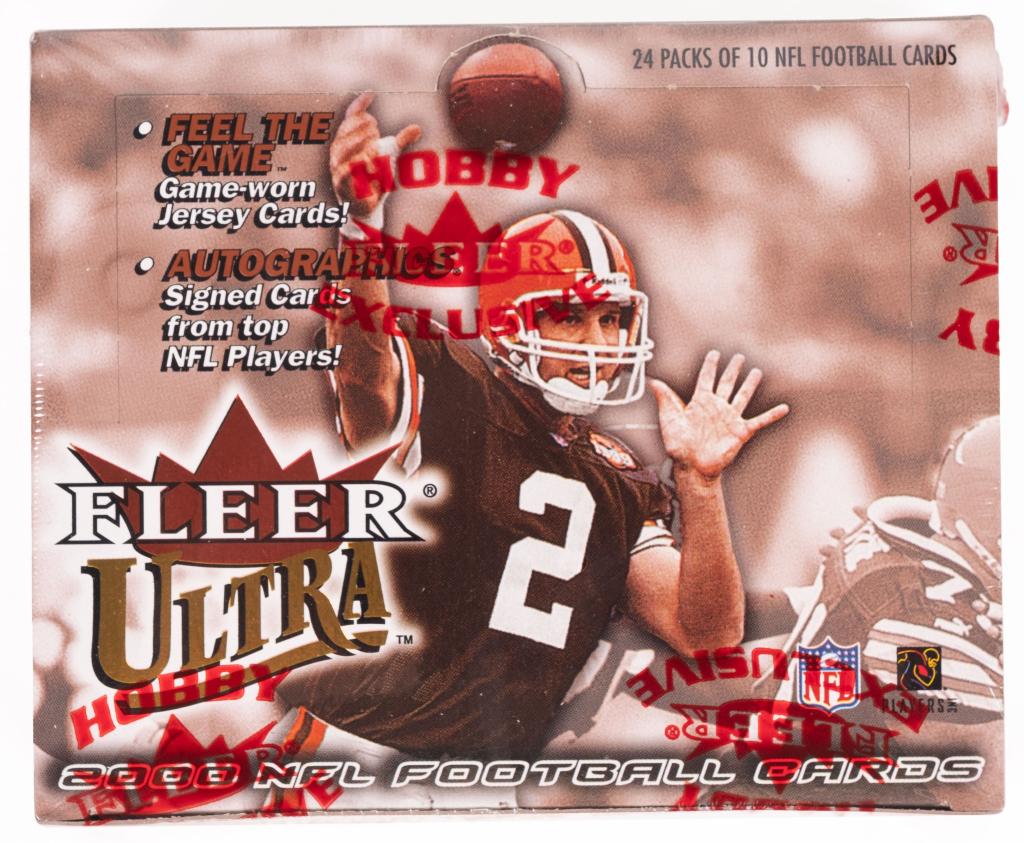 Sealed 2000 Fleer Ultra Football Card Hobby Box #1 (1 of 8)