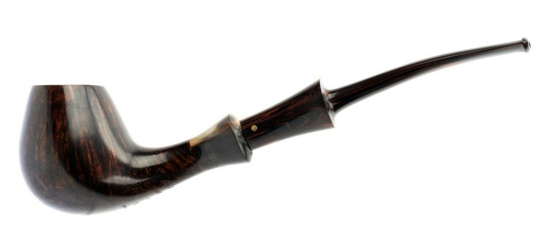 Kai Nielsen Jewel of Denmark Apple Estate Pipe: Item/Description: Danish estate pipe by Kai Nielson. Smooth finish. Stamped: Kai Nielsen / Handmade / Jewel of Denmark / C / Straight Grain. (Smoking Pipe, Tobacco Pipe, Tobacciana)Shape: Apple Bowl M