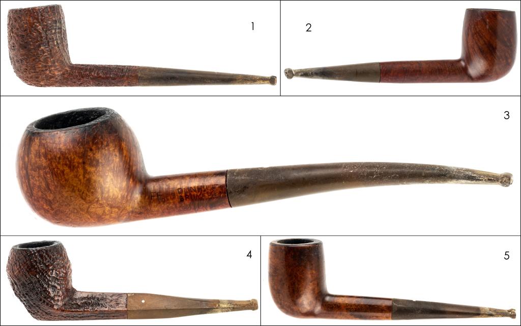 Dunhill Lot of 5 Vintage Estate Pipes (1 of 4)