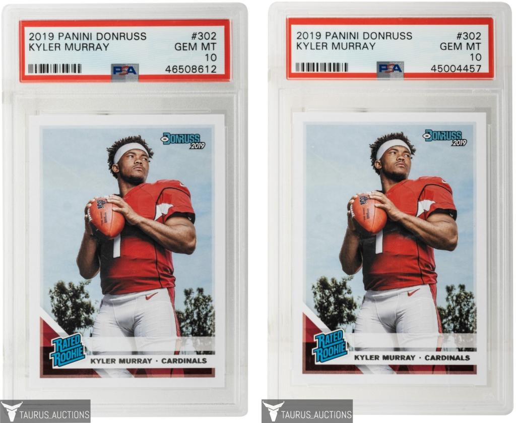 Pair 2019 Panini Donruss 302 K. Murray RC PSA 10 (1 of 3)