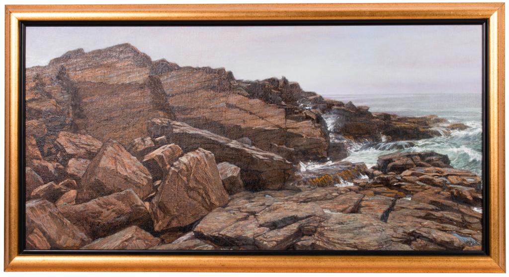Rocky Coastal Landscape - Signed PPSK (1 of 6)