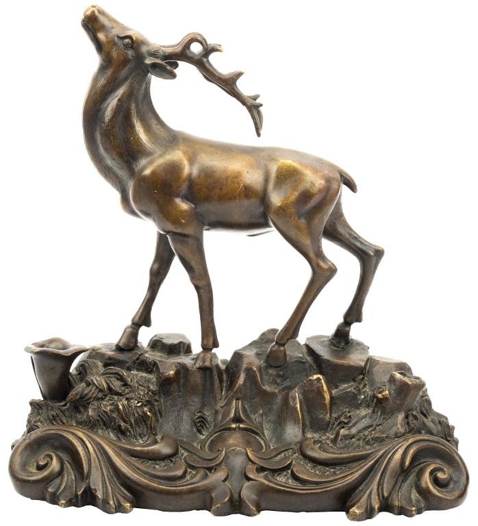 French Bronze Deer Sculpture (1 of 7)