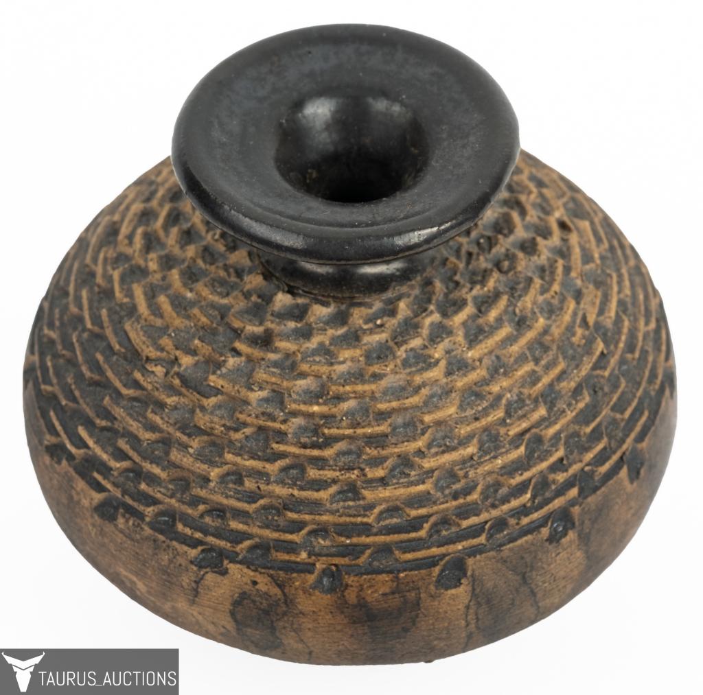 Petite Studio Art Pottery Vase, Signed (1 of 6)