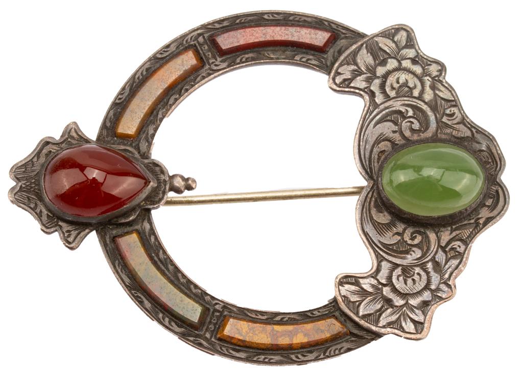 Sterling Celtic Scarf Kilt Pin (1 of 6)