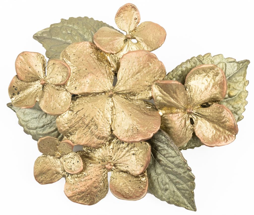 Michael Michaud Bronze Hydrangea Brooch (1 of 11)